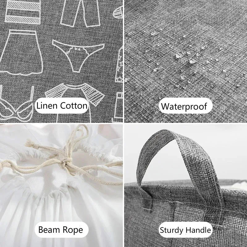 Foldable Laundry Basket, Household Laundry Storage Bag, Giant Storage Basket Foldable Laundry Basket, Household Laundry Storage Bag, Giant Storage Basket